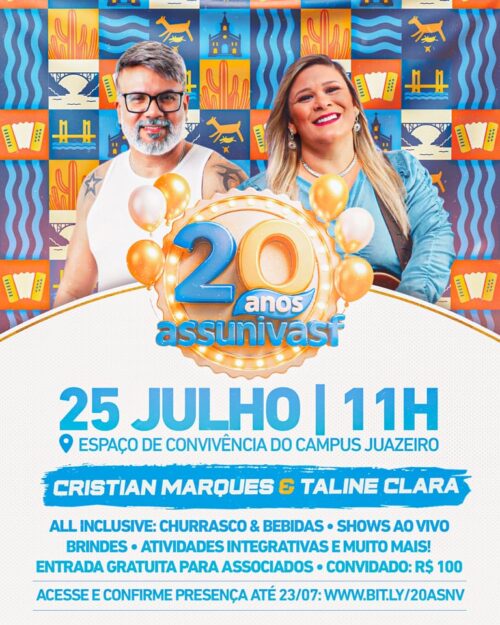 Assunivasf 20 Anos - 25 de Julho